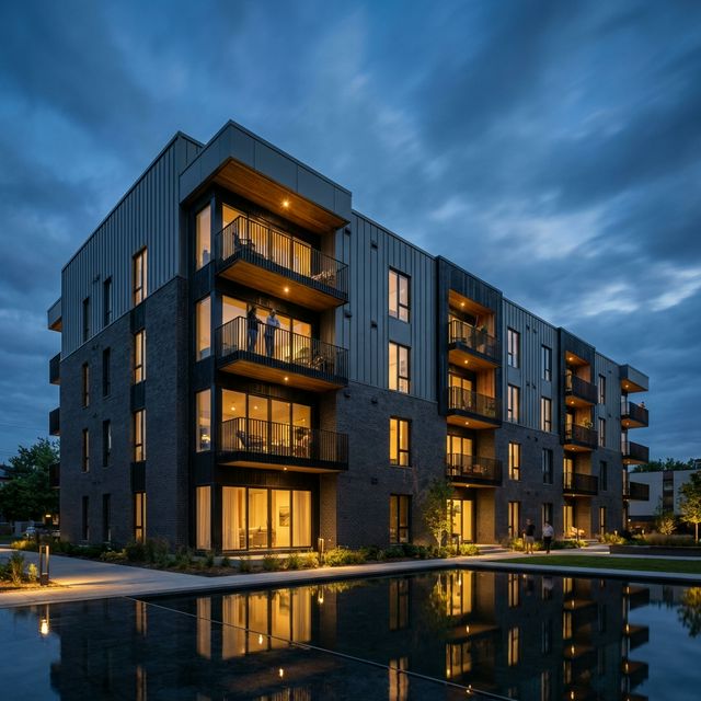 Low rise multi-residential building